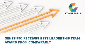 Genesis10 receives best leadership team award from Comparably