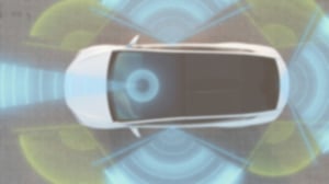 Blurred Autonomous Vehicle